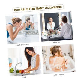 FRCOLOR 2pcs Hairnet Clip Elegant Lace Edge for Women Convenient Bun Holders for Work Easy to Use Hair Accessories for Corporate Attire