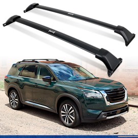 AUXPACBO 330 LBS Upgrade Roof Rack Fit for Pathfinder 2022-2025 Crossbars Luggage Carrier Bars Kayak Rack Bike Rack Cargo Bar Cross Bars