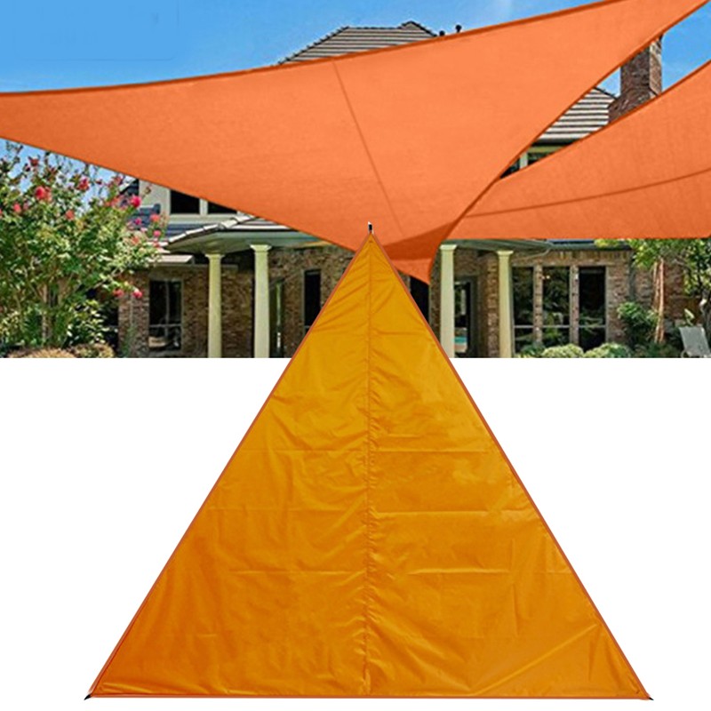 Outdoor Sun Shade Sail Triangle Canopy UV Resistant Waterproof Portable