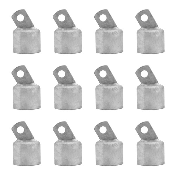 12 PCS 1-5/8" Chain Link Fence Rail End, 1-5/8 in