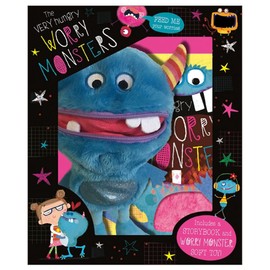 Make Believe Ideas The Very Hungry Worry Monster Plush and Book Box Set (Helps children with anxiety)