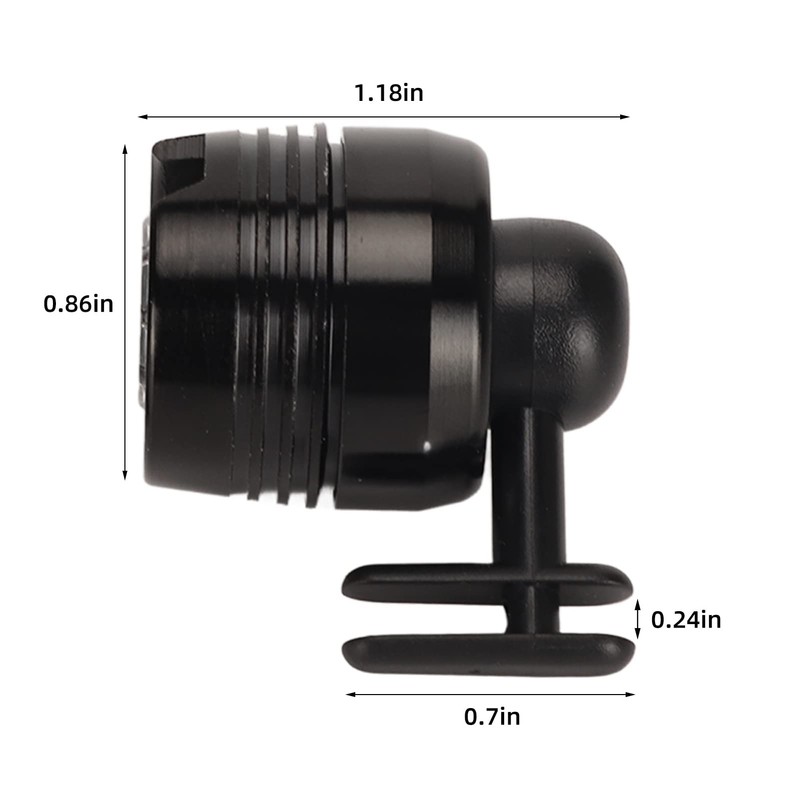 ciciglow Headlight for Crocs, 2 Piece Torch Attachment for Crocs,