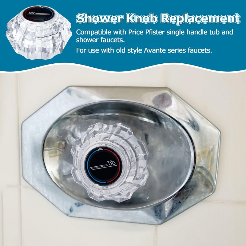 Dreyoo Shower Faucet Handle Replacement for 940-240, Shower Faucet Handle