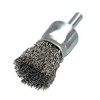 Osborn 3509161 End Brush Crimped of Steel Wire, 0 V,