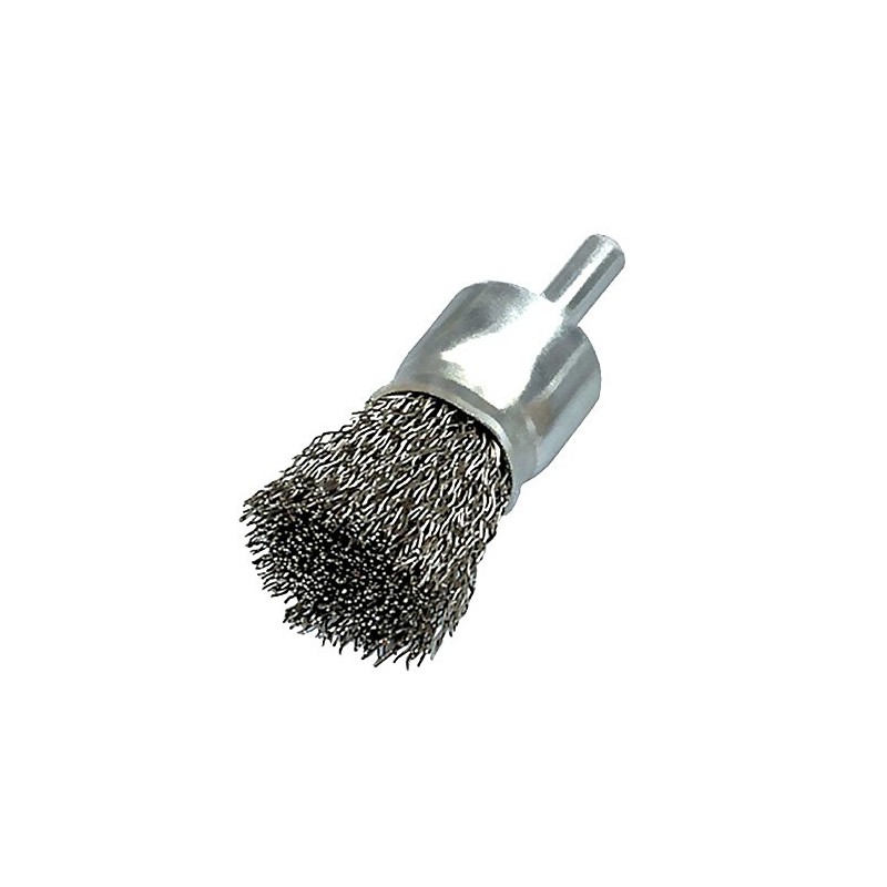 Osborn 3509161 End Brush Crimped of Steel Wire, 0 V,