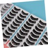 Baluue 80 Pairs Long Thick Eyelashes Fake Lashes Makeup Eyelash