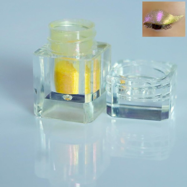 SZDYM super shine duochrome powder,Super Chameleon eyeshadow powder,Long lasting N,Multi-Reflective