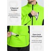 baleaf Men's Winter Cycling Jackets Water Resistant Thermal Running Softshell