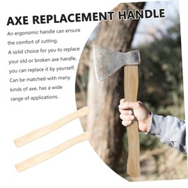 OSALADI 4 Pcs Ax Handle Replacement Handle Throwing Tomahawk Handle Wood Handle Accessory Hatchet Boy Scout Handle Hammer Hunter s Handle Wooden Small Camp Ax