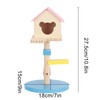 Hamster Loft Toy Wooden Durable Odorless Hamster House Climbing Ladders