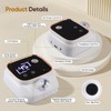 GJCrafts Electric Nail Cutter with 45,000 RPM - LCD Display,