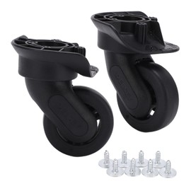 SUNGOOYUE Luggage Suitcase Wheels, 1 Pair A84 PP PET Swivel Castors Replacement Wheels for Replacing Suitcase Repair Parts