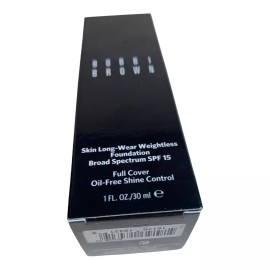 BOBBI BROWN Skin Long-Wear Weightless Foundation SPF 15 1 Oz COOL ESPRESSO 10.25