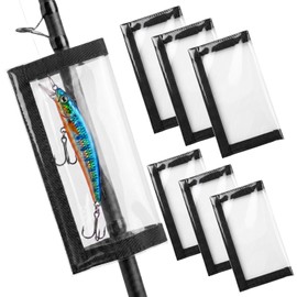 Fishing Lure Wraps 6Pcs-Clear PVC Durable for Lure Covers for Fishing Rods