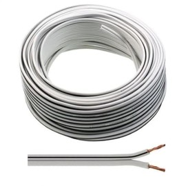30m of Auline Speaker Cable 13 Strand for Surround Sound Hifi Car Audio System (White)