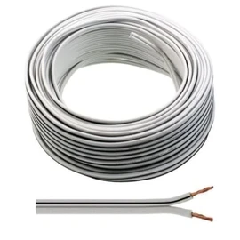 30m of Auline Speaker Cable 13 Strand for Surround Sound Hifi Car Audio System (White)
