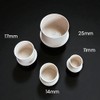 (500pcs) XL Tattoo Ink Cups Plastic Free, Wheat Straw Material