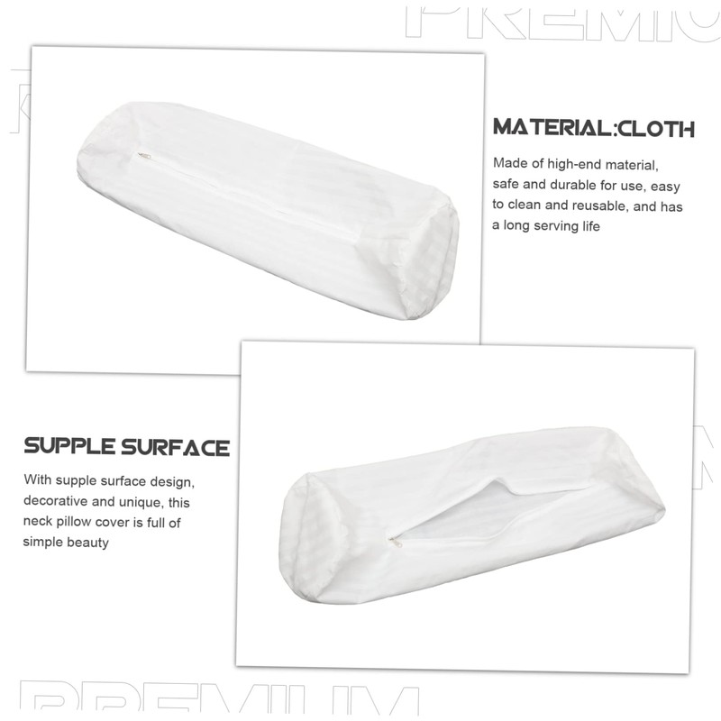 CHILDWEET 4pcs Cylinder Pillow Case Cervical Pillow Covers for Neck