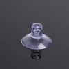 GDQLCNXB 25mm/0.98" Suction Cups for Glass Table Tops, Rubber Transparent