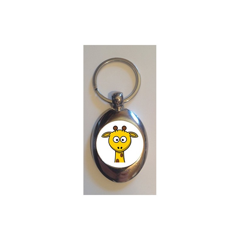 DottsMusic Cute Giraffe - Shopping Trolley Keyring - Token (£1