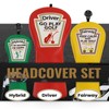 Craftsman Golf Funny Golf Club Head Covers, Driver 3 5
