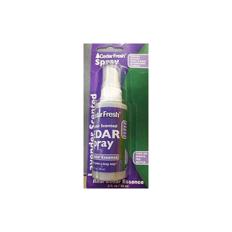 Household Essentials CedarFresh 84802 Cedar Power Spray with Lavender Essence