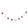 GOER 4th of July Banner,No DIY Required Natural Burlap Independence