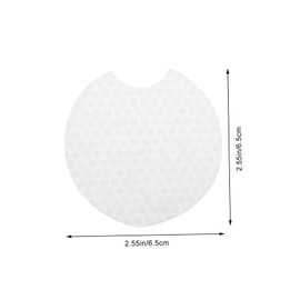 BIUDECO Pcs Cotton Pads Gentle Exfoliating for Face Makeup Remover Nonwoven Rounds Notch Design for Dry Skin