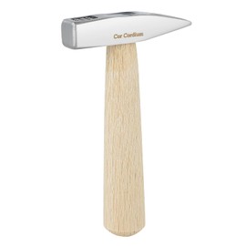 Engineers Hammer, Steel Cross Peen Hammer with Wood Short Handle, 200grams Small Hammer for Blacksmith & DIY