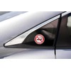 No Smoking Car Stickers 2-Pack – Self Adhesive Vinyl Vehicle