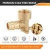 2-Pack HeSun PEX-A Fitting, 1/2" Female NPT Thread x 3/4"