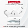 4 Pack Shelf Support Pins Replacement for IKEA Part #101558