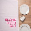 Tea Towel White Blond Rinses Well Neon Pink