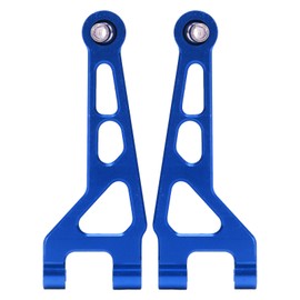 2Pcs RC Car Front Upper Arm Aluminum Alloy Spare Part for MJX 1/16 Remote Control Model 16208 16207 16210 Blue