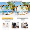 5 Pack Blue Light Blocking Reading Glasses Fashion Square Computer