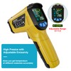 MESTEK Digital Infrared Thermometer Pyrometer Laser with K-Probe -50 °C