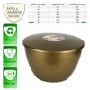Just Pudding Basins 4 Pint Large Bowl with Lid for