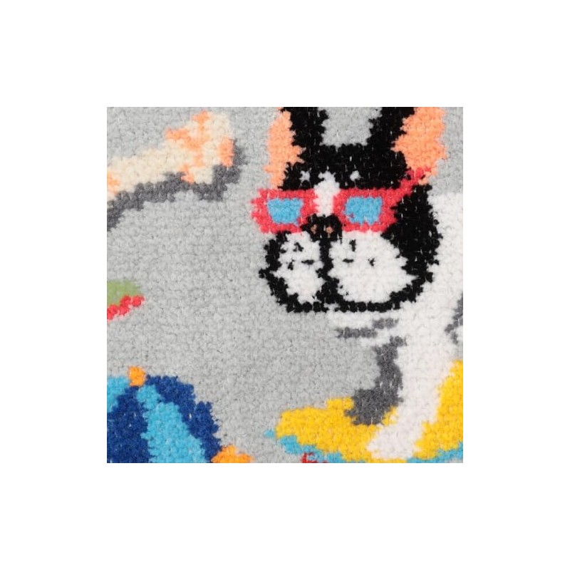 Faylor Nerly Skateboarder Handkerchief, gray, Free size