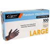Capri Powder Free Vinyl Gloves (Pack of 100), Blue, Large