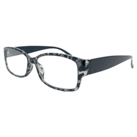Incredible Bargains The Coco Soleil Rectangular Reading Glasses, Stylish Rectangle Readers + 1.50 Black Tortoise