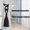 BEL AVENIR Curtain Tiebacks Handmade Holdbacks for Curtains Drape Decorative