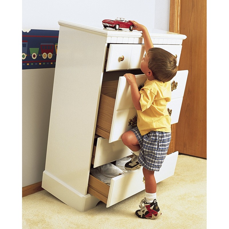 Mommy's Helper Tip Resistant Furniture Safety Brackets