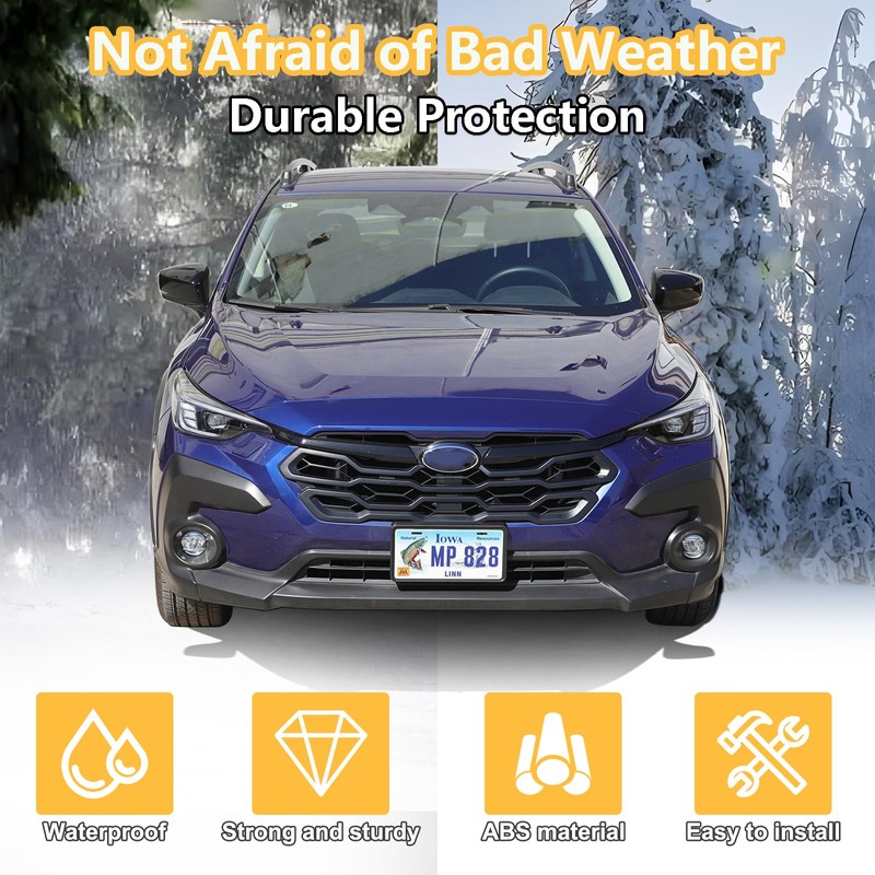 License Plate Frame Bracket Compatible with Subaru Crosstrek 2024 2025