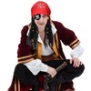 VEQENIFY Pack of 7 Pirate Costume Pirate Costume Men's Pirate