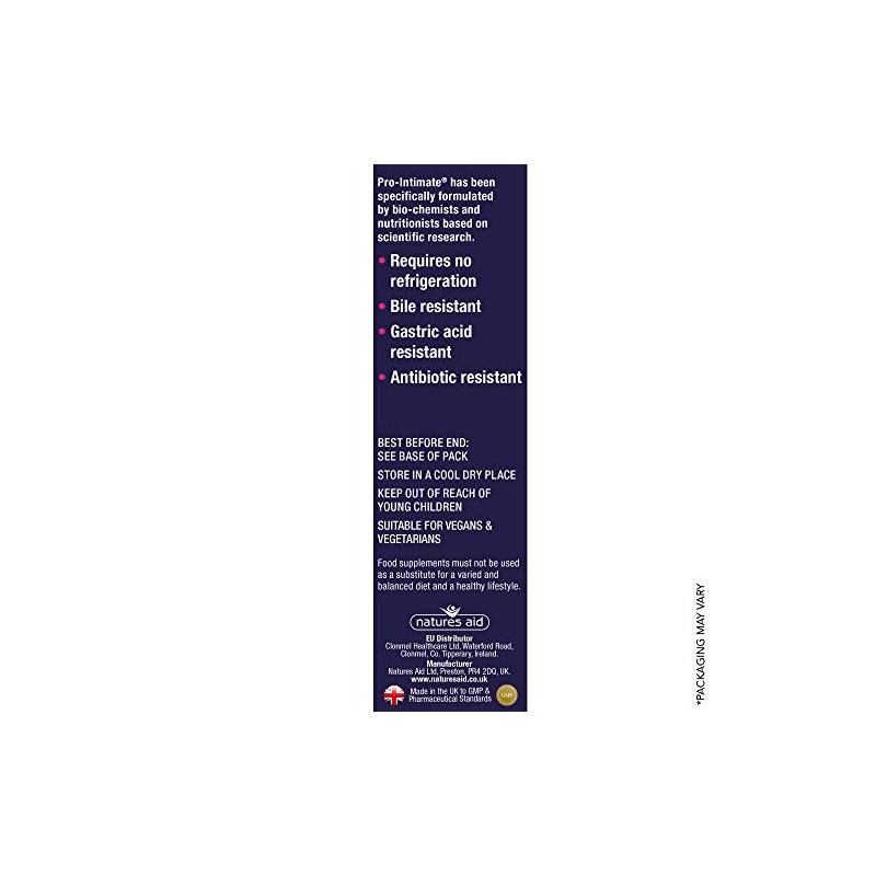 Bio360 Pro-Intimate (15 Billion Bacteria)|from Natures Aid|Women's Health*|45 Capsules