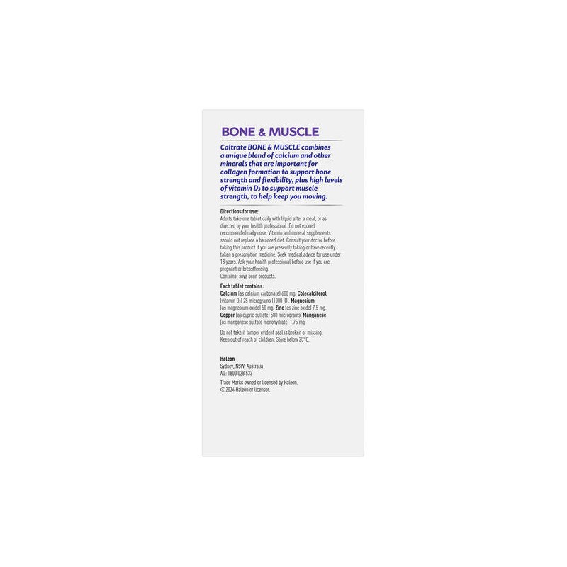 Caltrate Bone & Muscle 100 Tablets