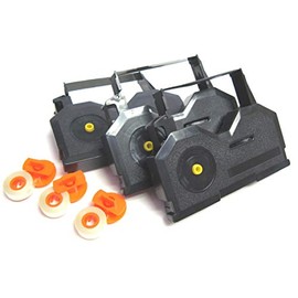 Swintec Typewriter Model 6014 Combo Pack of 3 Ribbns & 3 Correction Tapes
