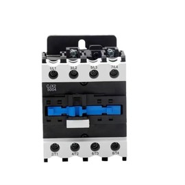 XYBSDBTNR CJX2-5004 4NO CJX2-5008 2NO 2NC 50A LC1D AC Contactor DIN Rail Mount Electric Power Contactor AC 24V 36V 110V 220V 380V(CJX2-5004 4NO)