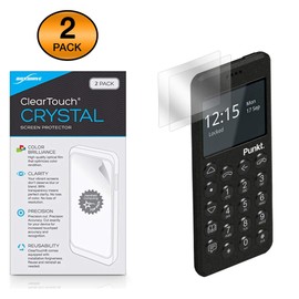 BoxWave Screen Protector Compatible with Punkt MP02 - ClearTouch Crystal (2-Pack), HD Film Skin - Shields from Scratches for Punkt MP02