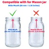 QSYZAIL 2 Pcs Juicer Lid for Mason Jar 3.38 inch